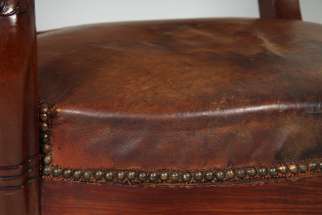 Leder antik mit Patina