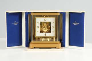 Jaeger LeCoultre Atmos original transport box tabernacle