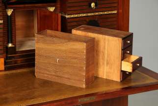 Biedermeier Sekretär mit Geheimfächern
