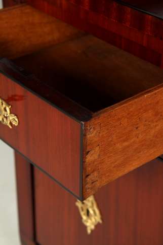 Viennese Biedermeier mahogany desk