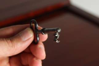 Original Biedermeier key, 19th century