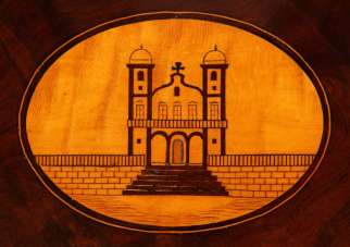 Marquetry Architecture Castle