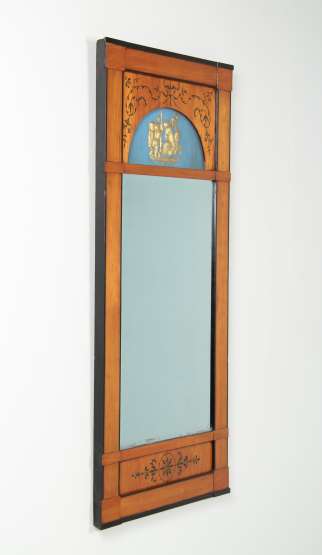 Antiker Biedermeier Wandspiegel Kirsche Franken um 1830