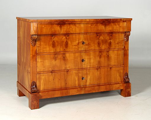 Große antike Biedermeier Kommode, Kirschbaum, um 1840 - Südwestdeutschland
Kirschbaum
Mitte 19. Jhdt.