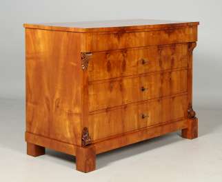 Große antike Biedermeier Kommode Kirsche